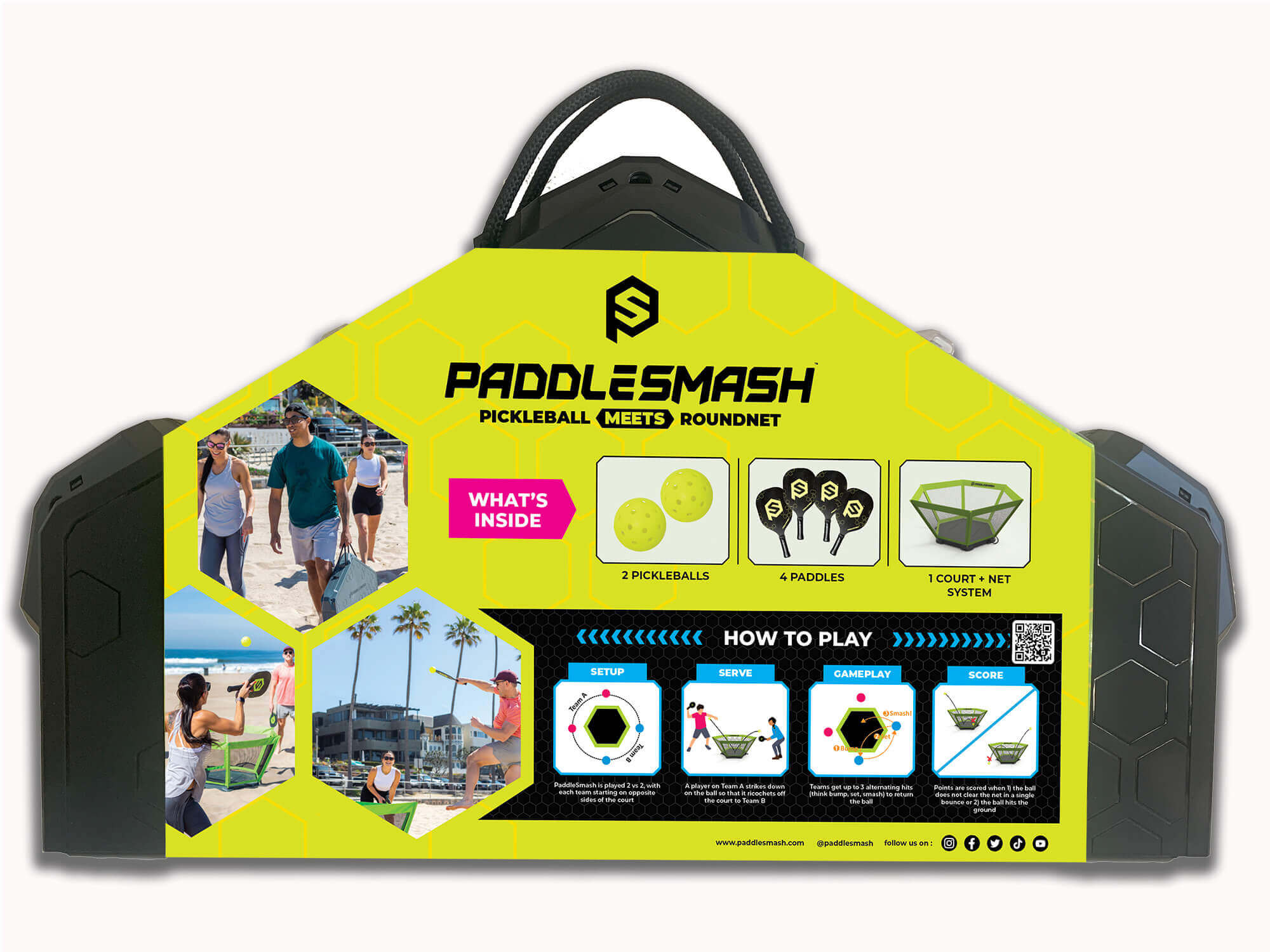 PaddleSmash - pickleball meets spikeball